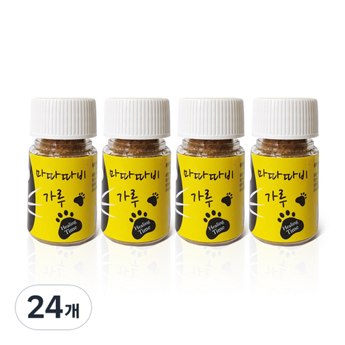 힐링타임 고양이 마따따비 가루, 6g, 24개