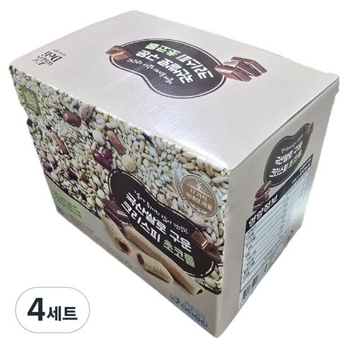 파머스델리 쌀로 구운 크리스피 초코롤 60p 세트 510g, 4세트