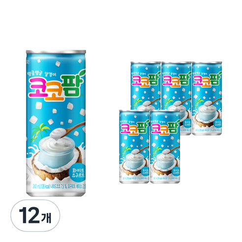 해태음료 코코팜 화이트요구르트 340ml, 240ml, 12개