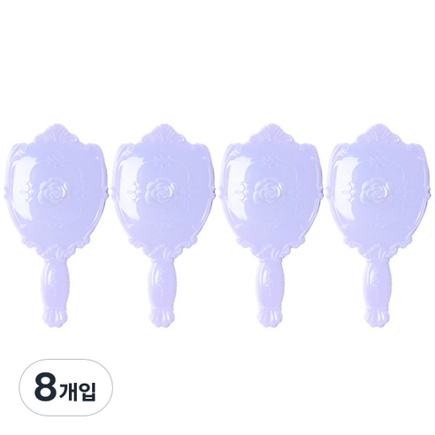 ABM 장미손거울 중, 화이트, 8개