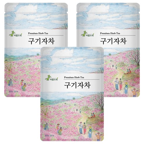 아름드레 삼각티백 구기자차, 1.5g, 25개입, 3개