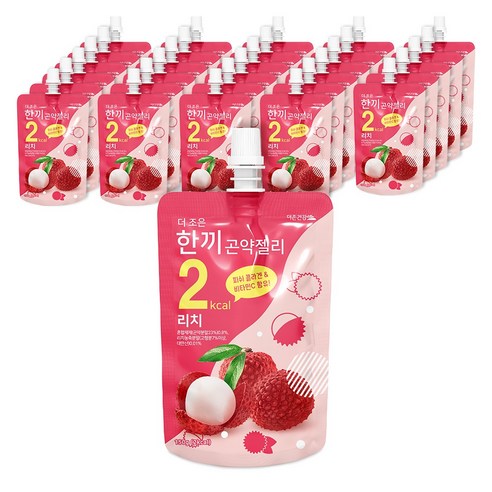 더존건강 더 조은 한끼곤약젤리 리치, 150g, 60개