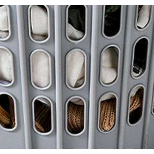 좁은 공간, 많은 빨래? GUNU 접이식 빨래 바구니로 해결!