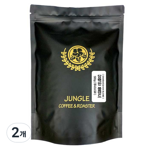 담백한 블랜드 분쇄커피, 500g, 핸드드립, 2개