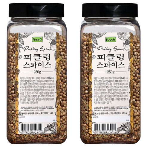 푸디 피클링스파이스, 250g, 2개
