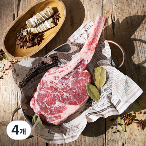 미트엔조이 미국산 토마호크스테이크 (냉장), 500g, 4개