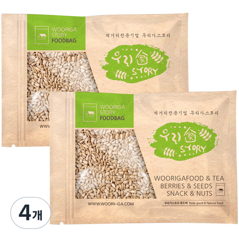우리가스토리 해바라기씨 불가리아산, 1kg, 4개