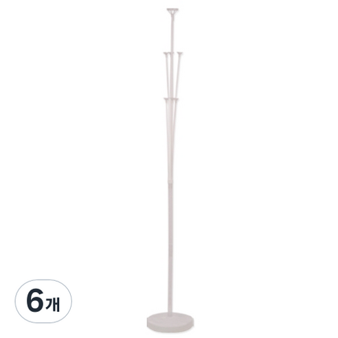 파티짱 풍선 스탠드 140cm, 반투명, 6개