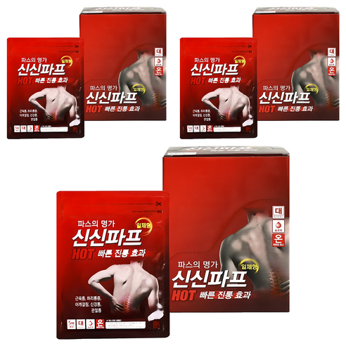 신신제약 신신파프 HOT 파스, 5개입, 30개