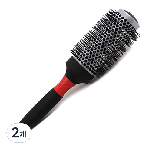 웨신 세라믹 롤브러쉬 대 롤지름 43mm, 혼합 색상, 5개 롤빗 16 리빙듀오 룩스 핫컬링 헤어브러쉬3호 머리빗 롤빗 드라이빗, 2개