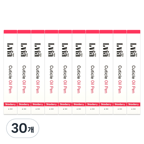 엘비아 큐티클 오일펜 딸기, 3ml, 30개