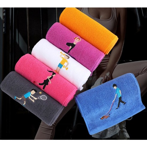 일상에 스며드는 섬세함, 디모어 자수 스포츠 타월