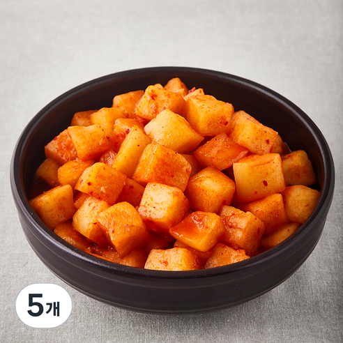 금자네 매운 실비 깍두기, 1kg, 5개