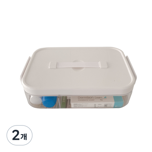 고급 2단 정리함 L, 2개