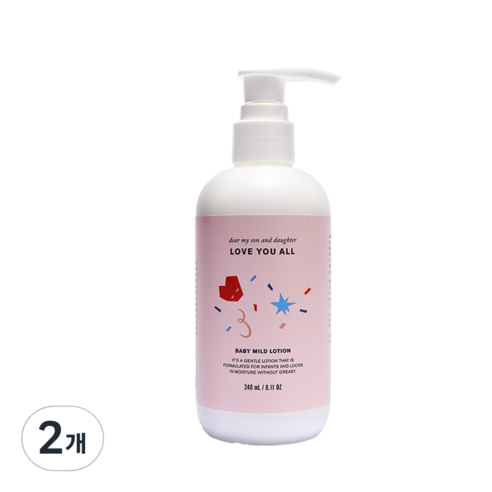 러뷰올 베이비 마일드 로션, 240ml, 2개