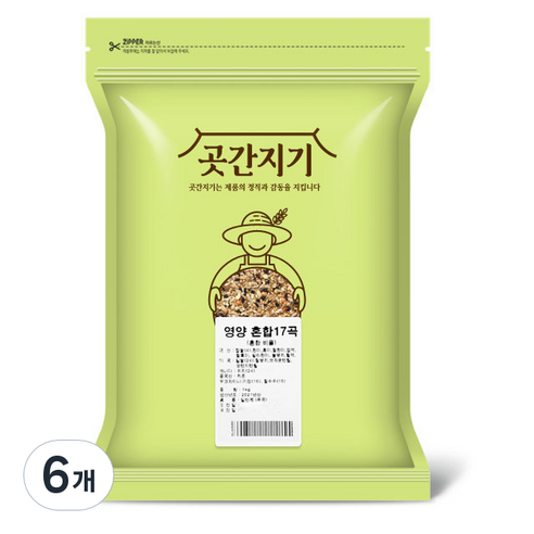 곳간지기 영양 혼합 17곡, 1kg, 6개
