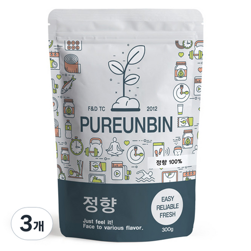 푸른빈 정향 클로브, 300g, 3개