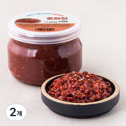 세모수 토하젓, 400g, 2개