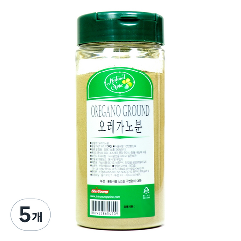 내츄럴스파이스 오레가노 분말, 150g, 5개