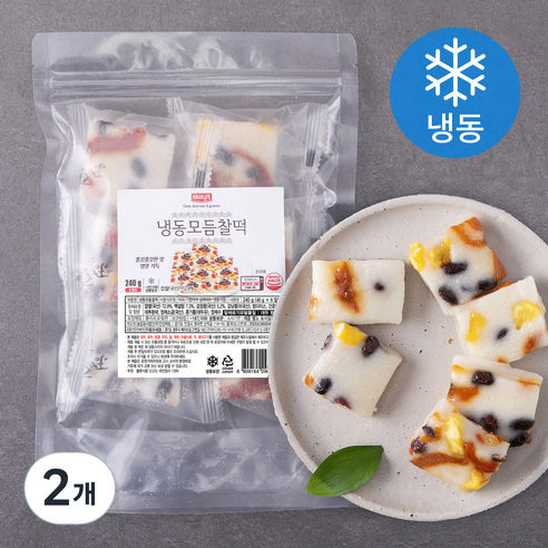 나무새 모듬찰떡 6개입 (냉동), 240g, 2개