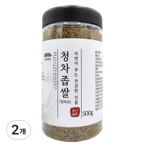 건강곡간 청차좁쌀, 2개, 500g