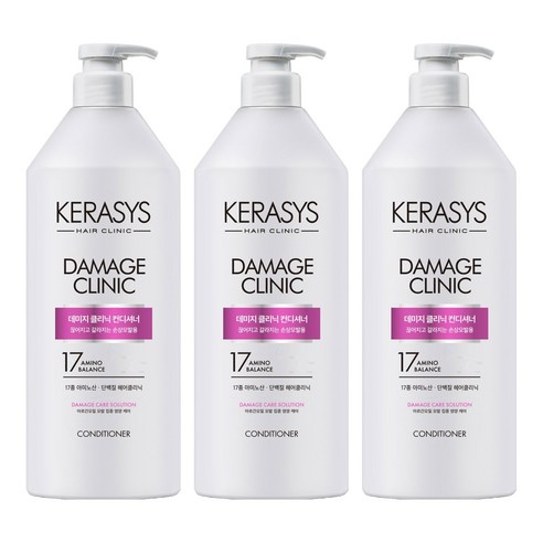 케라시스 데미지 클리닉 단백질 컨디셔너, 980ml, 3개