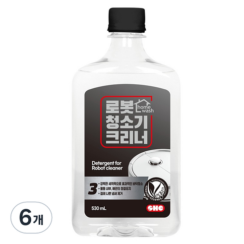 신희 홈워시 로봇청소기 크리너, 530ml, 6개