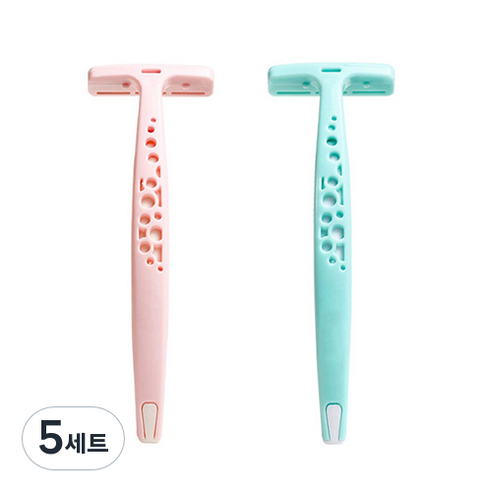 메디치트 미세 여성면도기 2개입 색상랜덤, 5세트