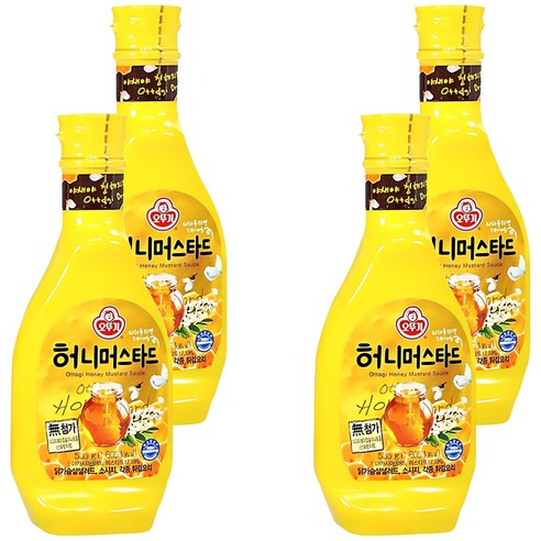 오뚜기 허니머스타드, 535g, 4개