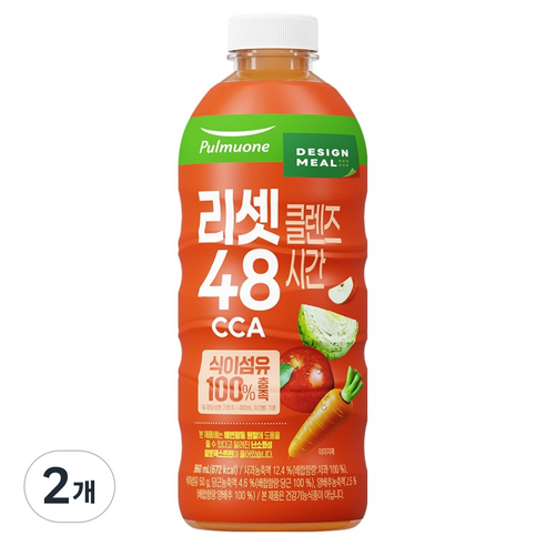 디자인밀 리셋클렌즈 48시간 CCA, 2개, 960ml
