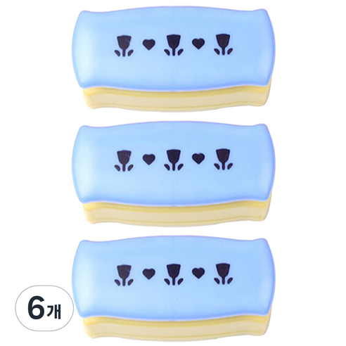 알로데 레이스 프레스 모양 펀치 4.5 cm, 6개, 06 튤립하트
