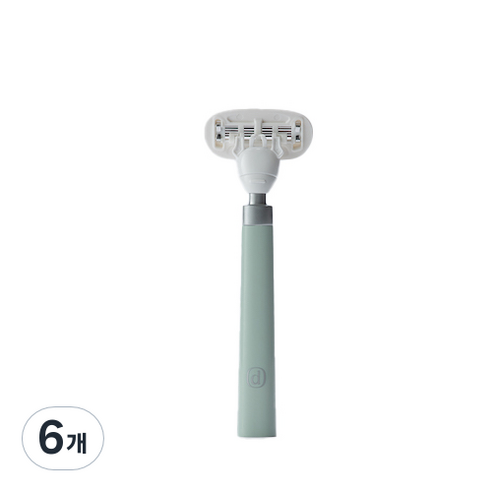 단델리온 여성용 면도기 피스타치오민트, 6개, 1개입