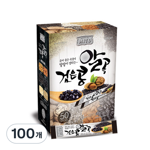 커피케이케이 미토 검은콩 알곡차, 18g, 100개입, 2개
