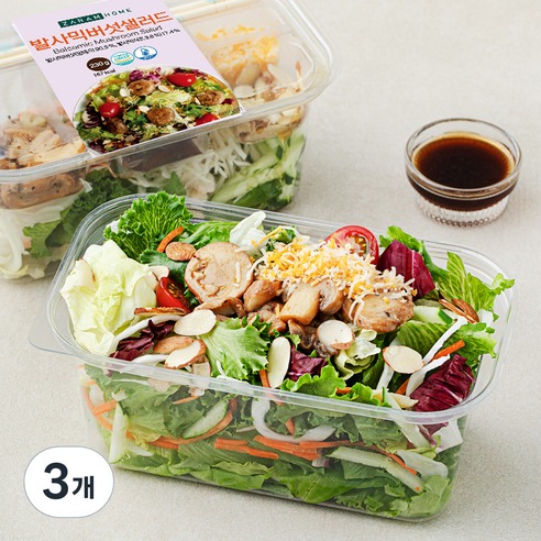 자람홈 발사믹버섯 샐러드, 230g, 3개