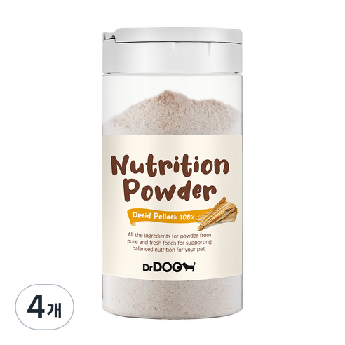 닥터독 강아지 영양 파우더 간식, 황태, 70g, 4개