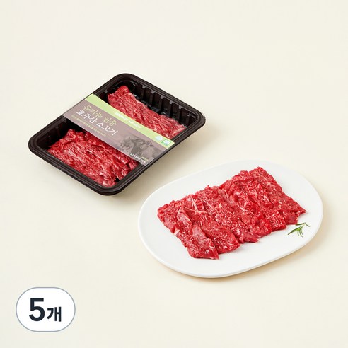 동원홈푸드 유기농 인증 치마살 구이용 (냉장), 200g, 5개