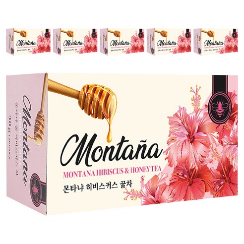 몬타냐 꿀 히비스커스차, 1.5g, 20개입, 6개