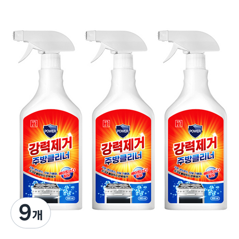 생활공식 강력제거 주방클리너, 9개, 500ml