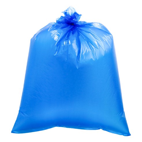 생활미소 분리수거 비닐봉투 평판 청색 100p, 1개, 100L