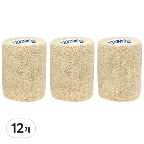 밴드골드 자가 점착 붕대 코바 75mm, 1개입, 12개