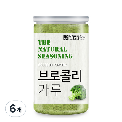 부영한방약초 브로콜리 가루, 140g, 6개