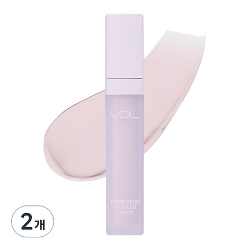 브이디엘 엑스퍼트 컬러 언더아이 프라이머, 02 퍼플, 2개