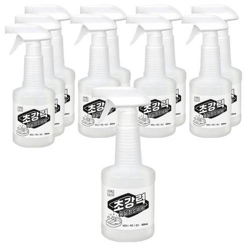 생활공식 초강력 욕실청소세제, 600ml, 10개