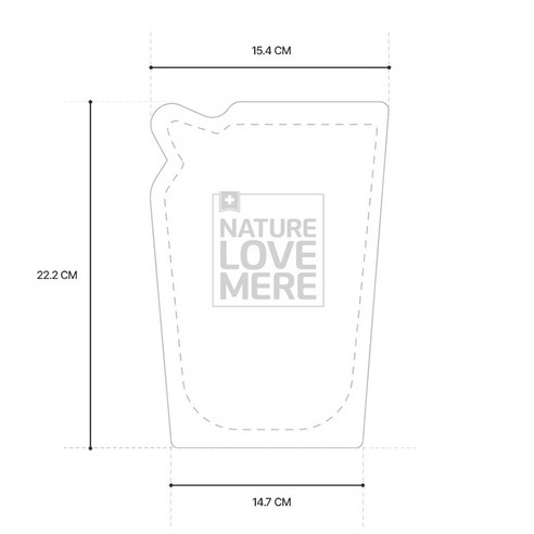 네이쳐러브메레 유아 식기세정제 리필, 500ml, 3개