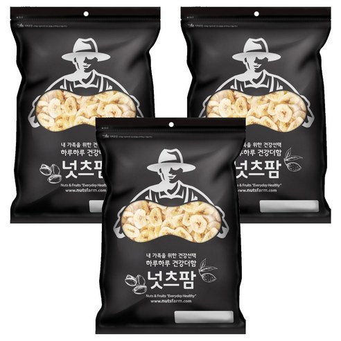 넛츠팜 바나나칩, 400g, 3개