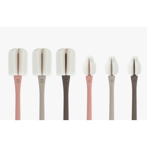 손목 통증 없이 뽀득한 젖병 세척, 마더케이 젖병솔 세트가 답이다!