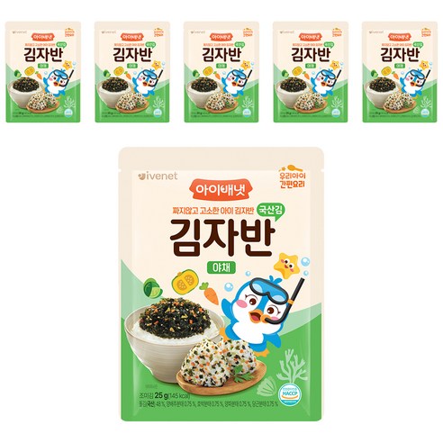 아이배냇 김자반, 25g, 6개