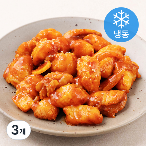 진신 순살 아귀 볶음 (냉동), 3개, 300g