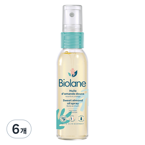 비올란 스위트 아몬드 오일 스프레이, 6개, 75ml