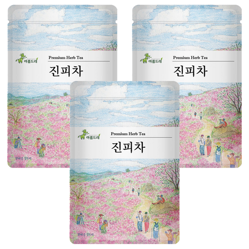 아름드레 삼각티백 진피차, 2.2g, 25개입, 3개